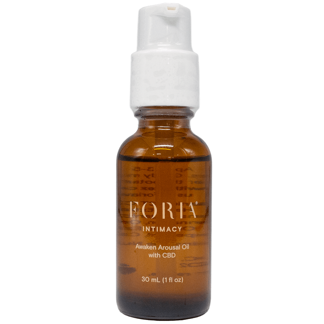 Foria-Awaken-Arousal-Oil-bottle-front Foria Awaken Arousal Oil