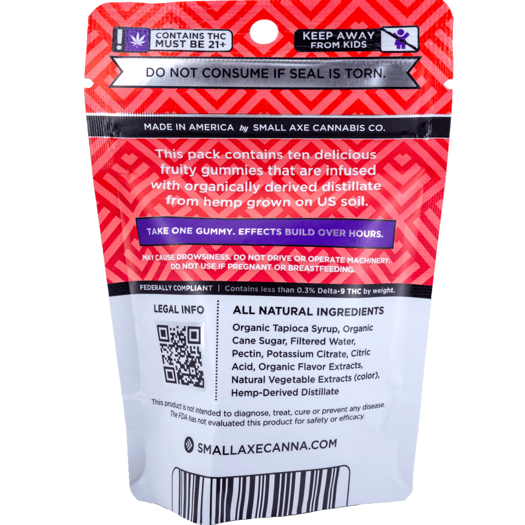 Small Axe Delta 9/CBD Gummies - Forbidden Fruits