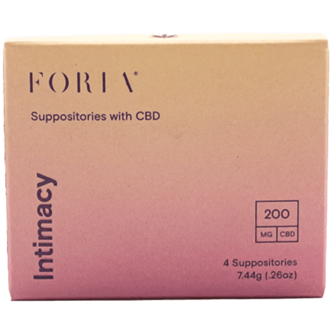 Foria Intimacy CBD Suppositories Foria Intimacy CBD Suppositories