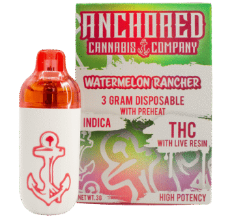 Anchored - 3 Gram THCA Vape - Watermelon Rancher