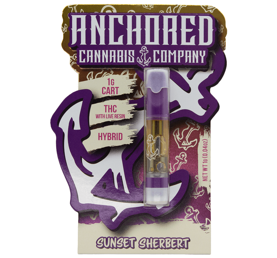 Anchored - Sunset Sherbert THCA Cart