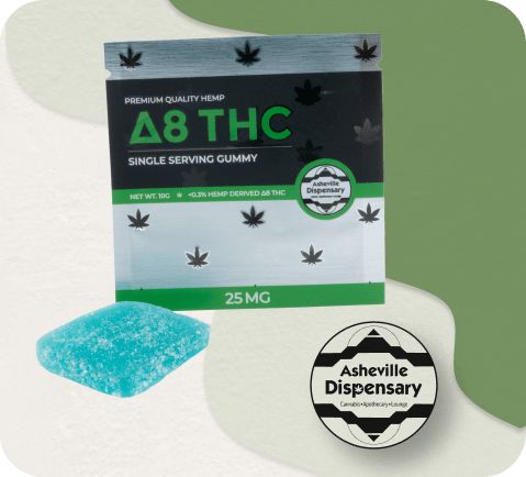 delta 8 gummy single serve by asheville dispensary