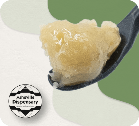 Asheville Dispensary GMO Live Rosin concentrate, 74% THCA