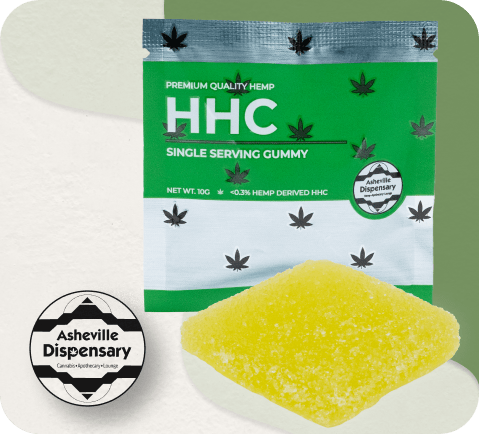 ad single serve hhc gummy at 25mg