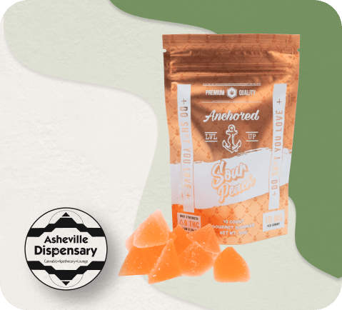 Anchored Delta 9 Gummies - Sour Peach