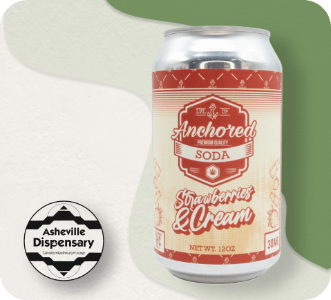 Anchored Delta 9 Soda - Strawberries & Cream