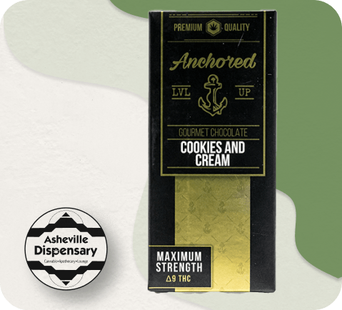 Anchored Delta 9 White Chocolate Bar – Cookies and Cream