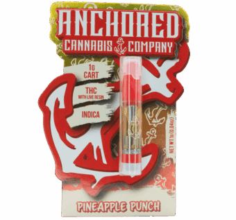 anchored pineapple punch thca cart min