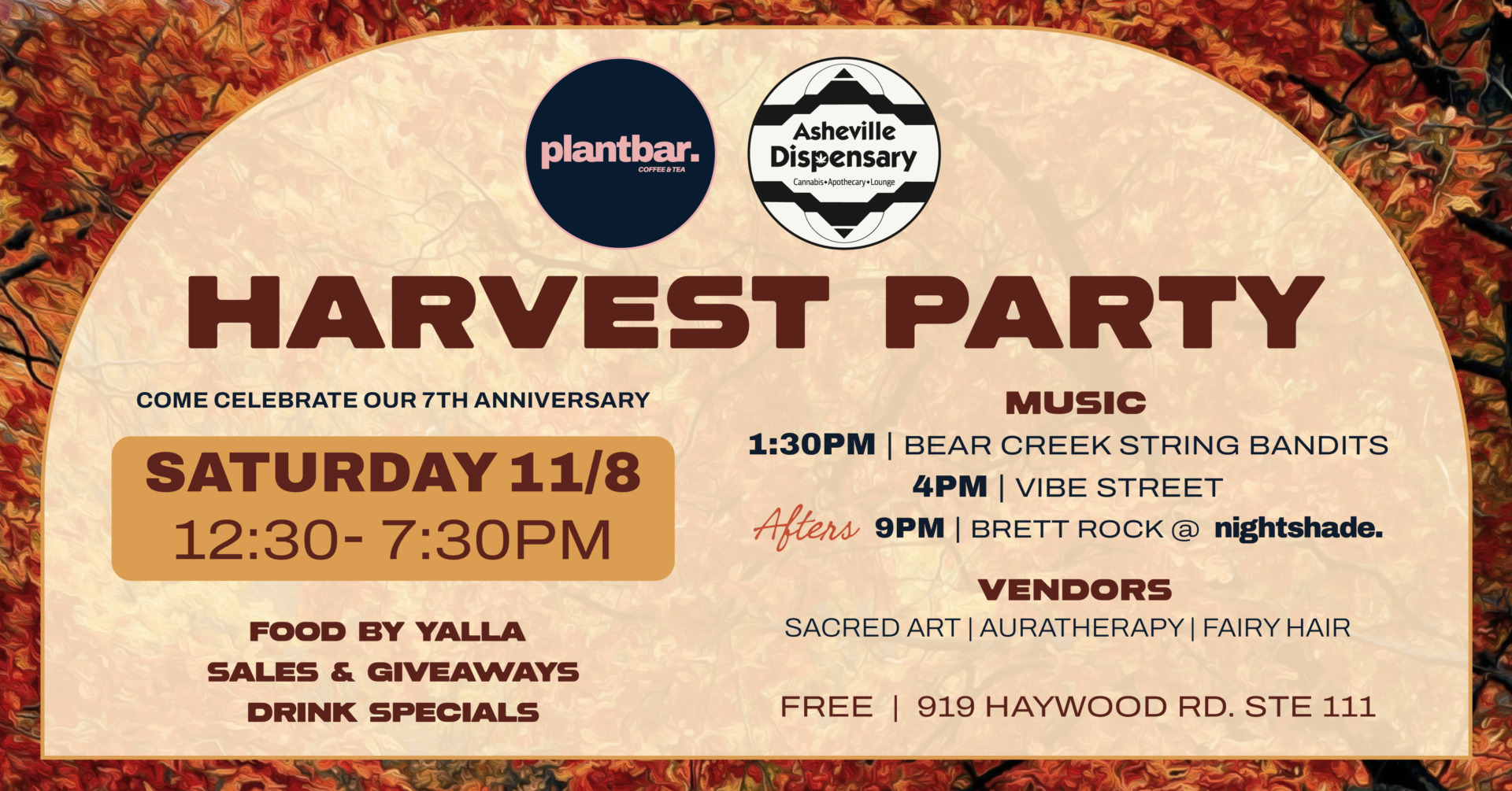 Harvest Party Anniversary Celebration