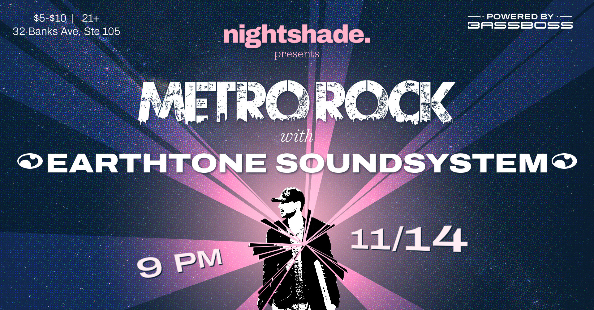 Metro Rock w/ Earthtone Soundsystem Hosted by Nightshade