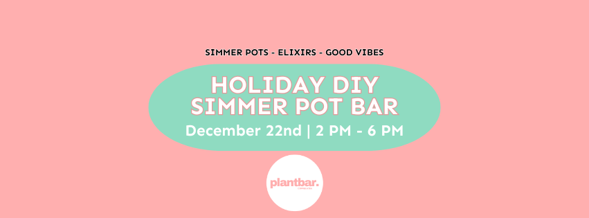 Holiday DIY Simmer Pot Bar Hosted by Plant Bar