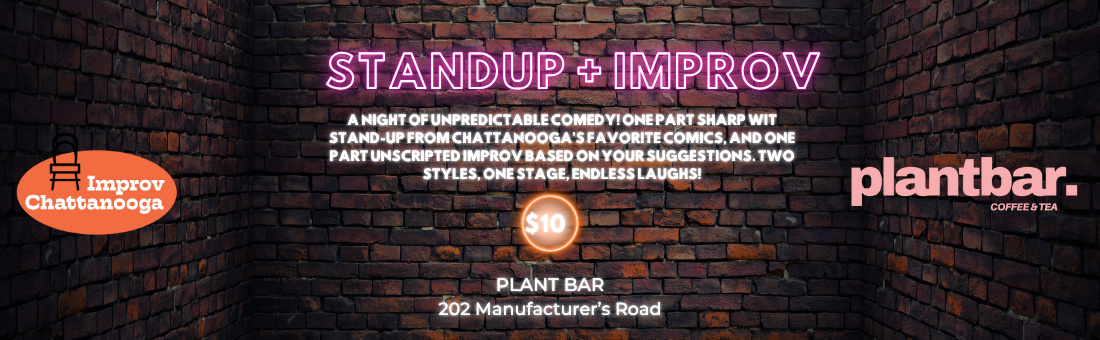 <h1 class="tribe-events-single-event-title">Standup & Improv Hosted by Improv Chattanooga & Vibe Chatt Comedy</h1>