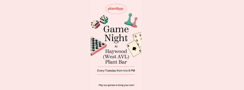 West Asheville Game Night Hosted by Plant Bar