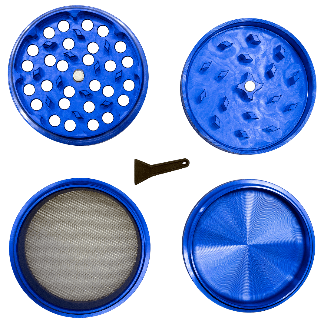 Asheville Dispensary 4-Piece Aluminum Grinder
