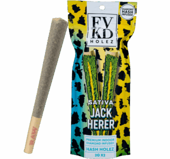 FVKD Diamond Infused Hash Hole Pre Roll - Jack Herer
