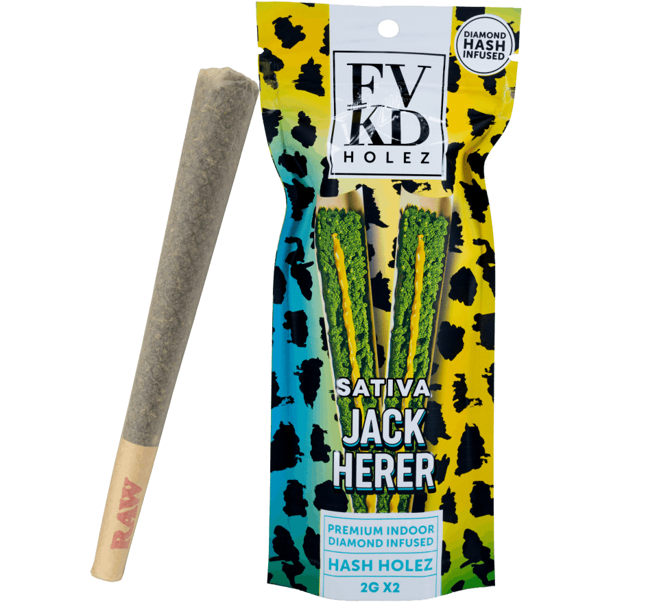 FVKD Diamond Infused Hash Hole Pre Roll - Jack Herer