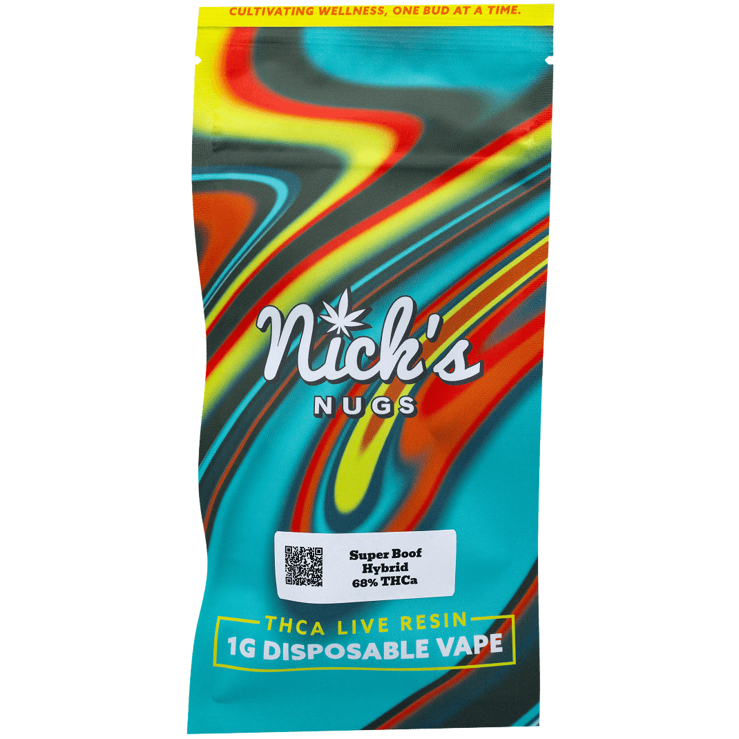 Super Boof THCA Live Resin Vape - Nick's Nugs