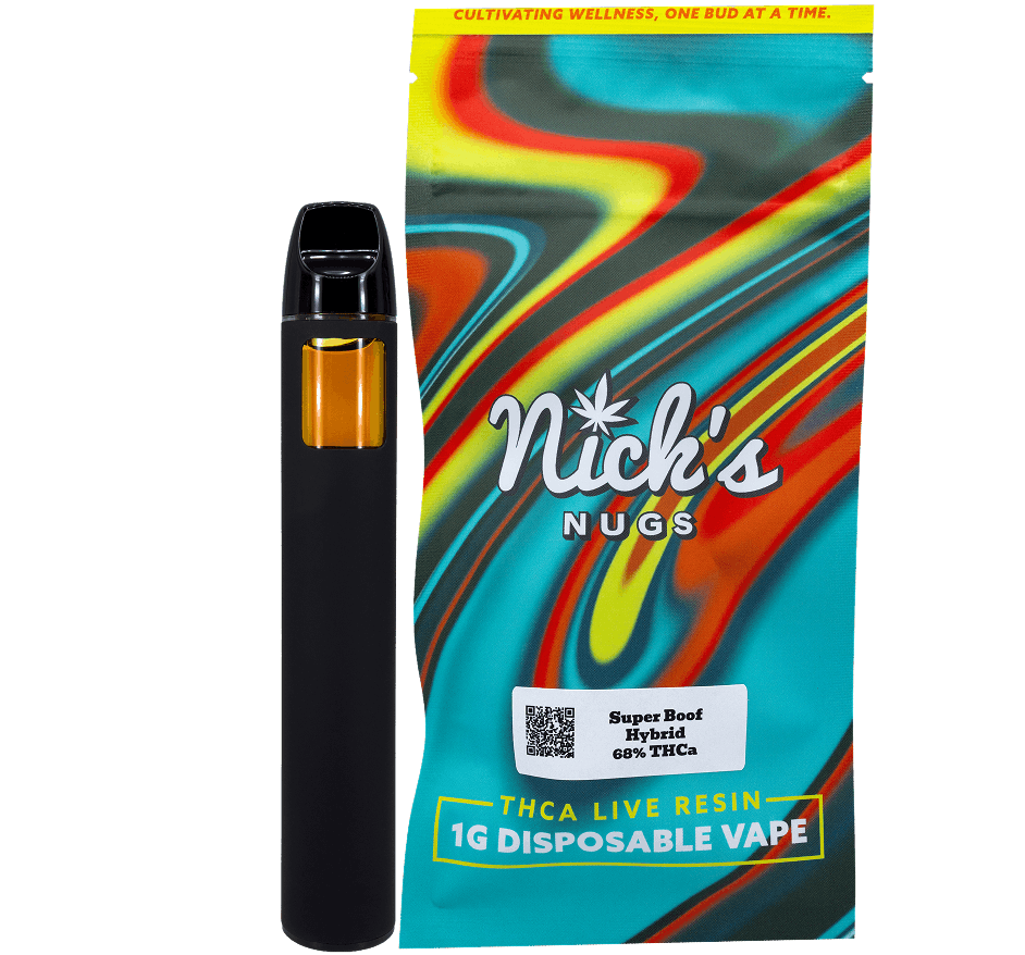 Super Boof THCA Live Resin Vape - Nick's Nugs