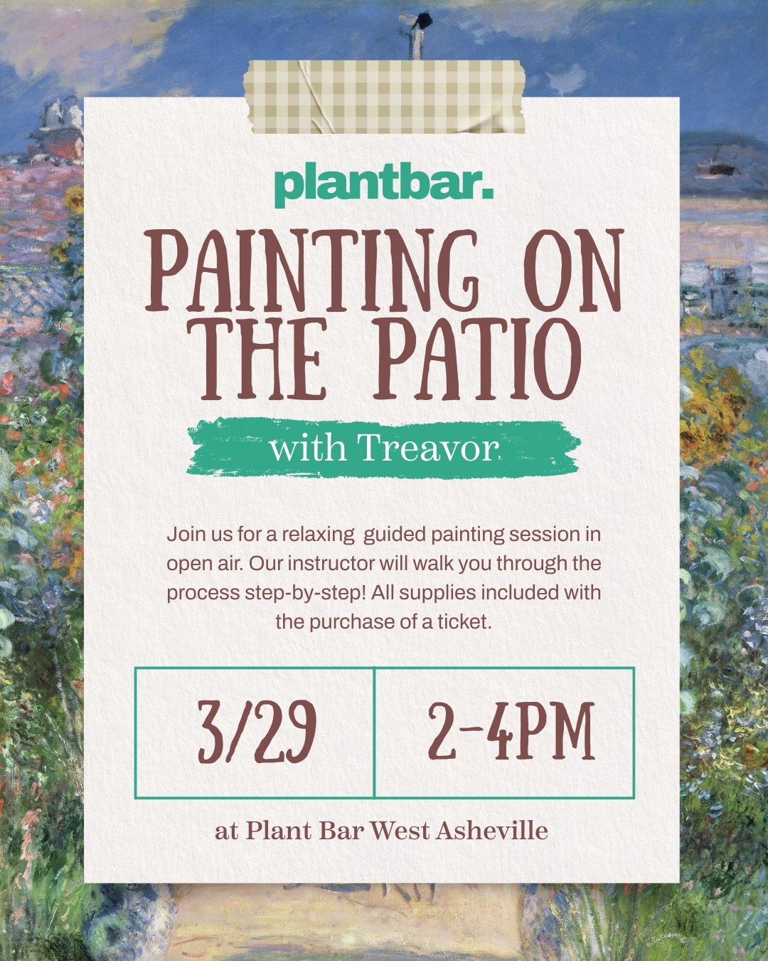 Painting on the Patio West Asheville Main Feed Painting on the Patio West Asheville Main Feed