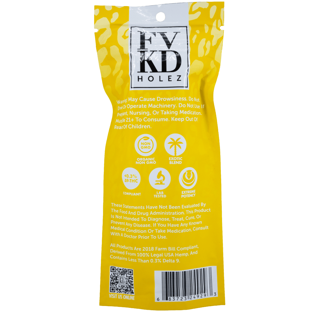 FVKD Diamond Coated Hash Hole Pre Roll - Rainbow Sherbet