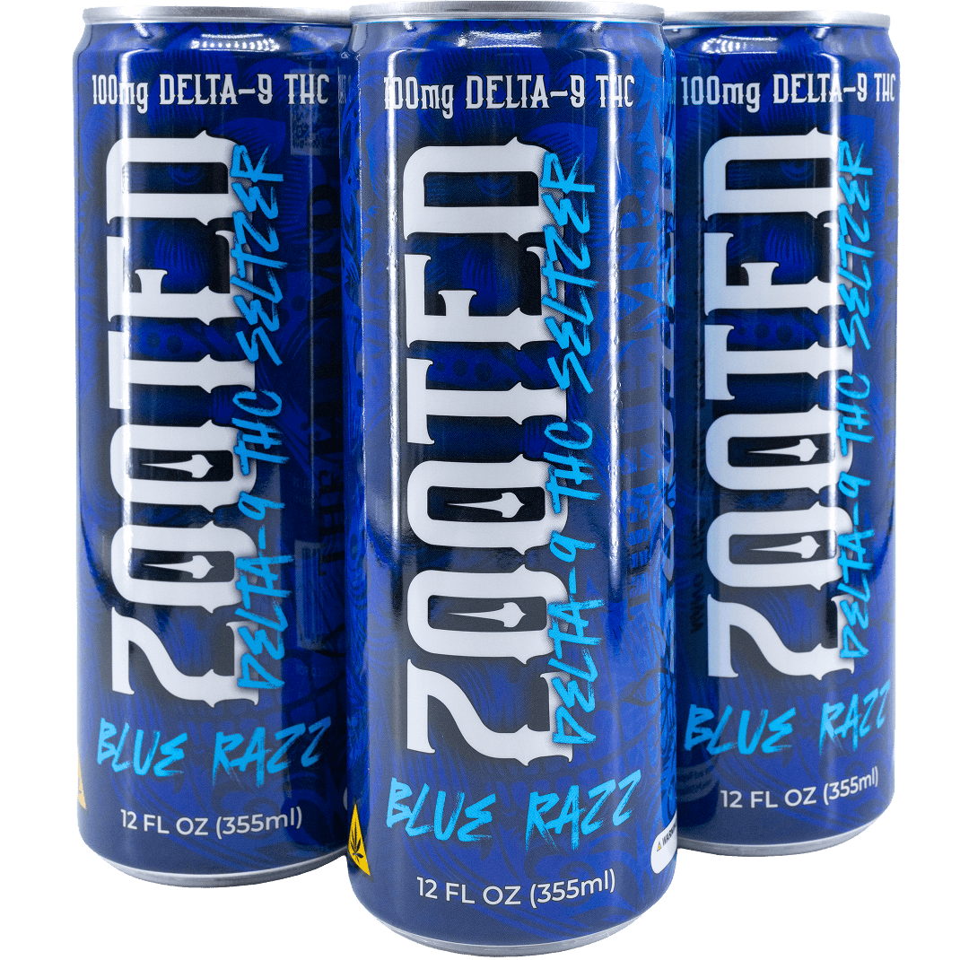 Zooted Delta 9 Seltzer - Blue Razz