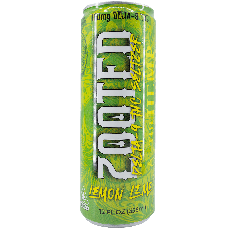 Zooted Delta 9 Seltzer - Lemon Lime