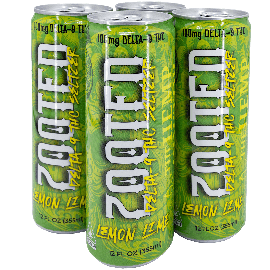 Zooted Delta 9 Seltzer - Lemon Lime