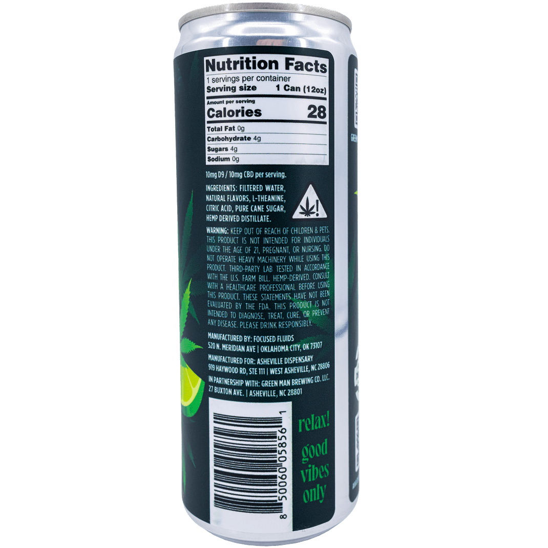 Green Man Delta 9 Seltzer – Leisure Lime 10mg