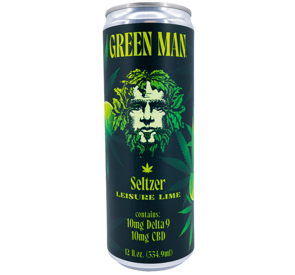 Green Man Delta 9 Seltzer – Leisure Lime 10mg