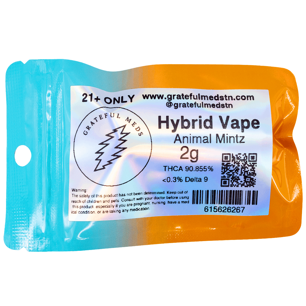 Grateful Meds - 2g Hybrid THCA Live Resin Vape