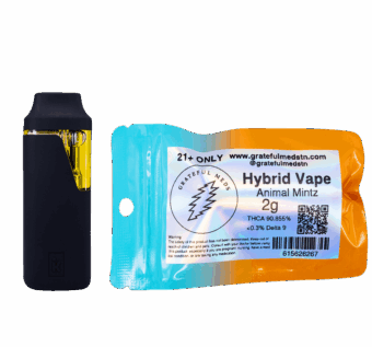 Grateful Meds - 2g Hybrid THCA Live Resin Vape