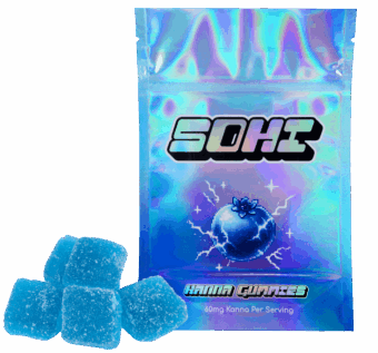 SOHI Kanna Gummies - Electric Blue Razz