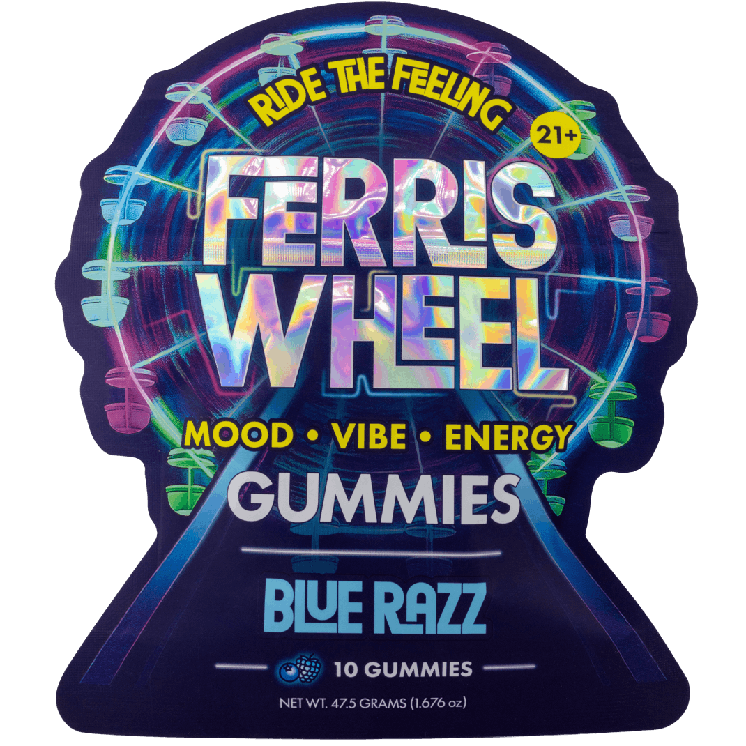 Ferris Wheel Kanna Gummies - Blue Razz