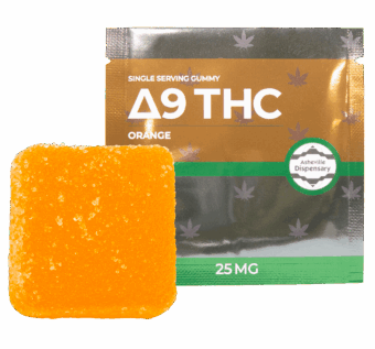 Delta 9 THC Gummy - Orange 25mg