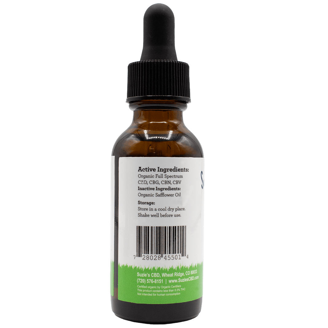 Suzie's Full Spectrum CBD Drops for Dogs - 125mg