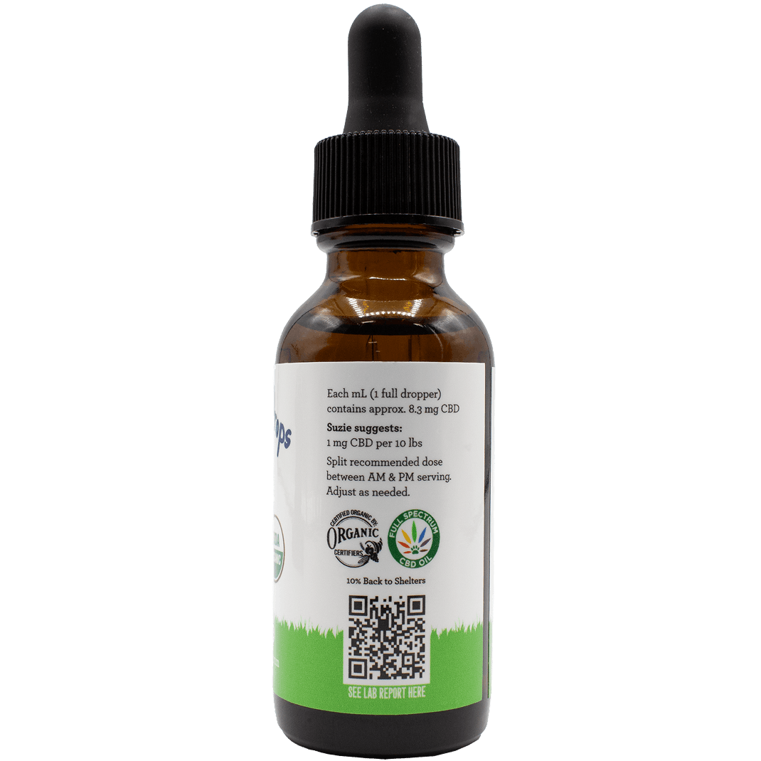 Suzie's Full Spectrum CBD Drops for Dogs – 250mg