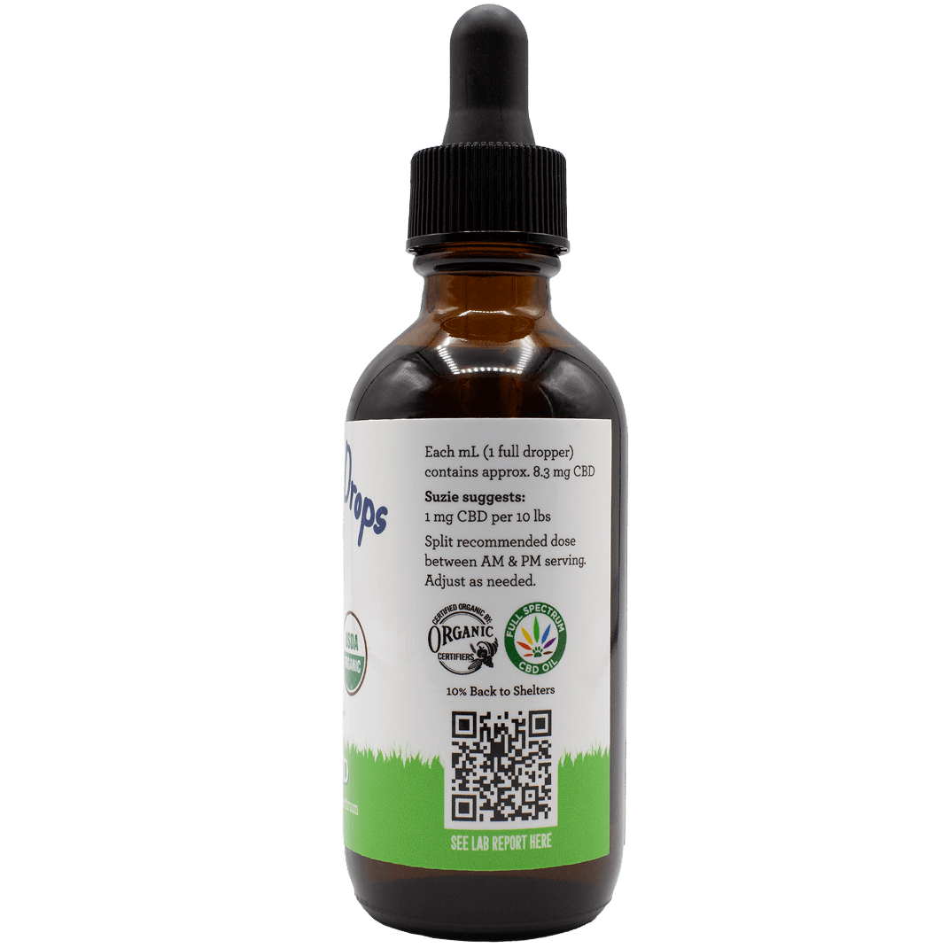 Suzie's Full Spectrum CBD Drops for Dogs – 500mg