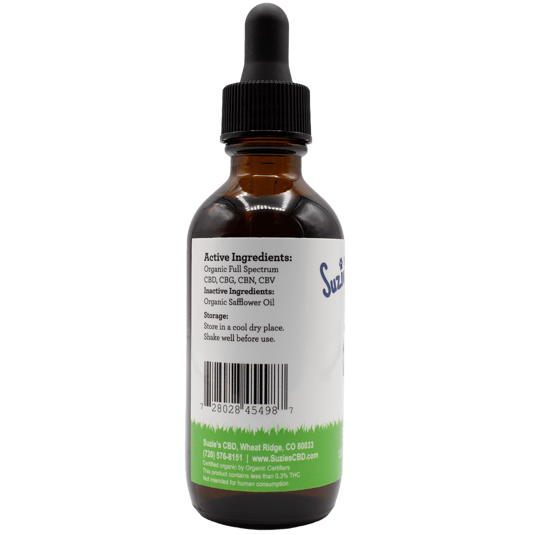 Suzie's Full Spectrum CBD Drops for Dogs – 500mg