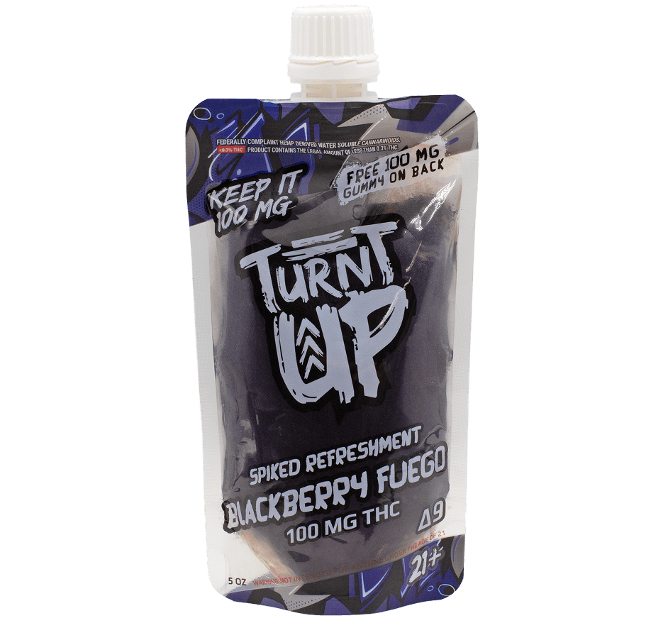 Turnt Up Delta 9 Juice Pack - Blackberry Fuego