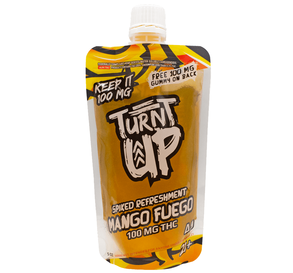 Turnt-Up-Mango-Fuego-front Turnt Up Delta 9 Juice Pack - Mango
