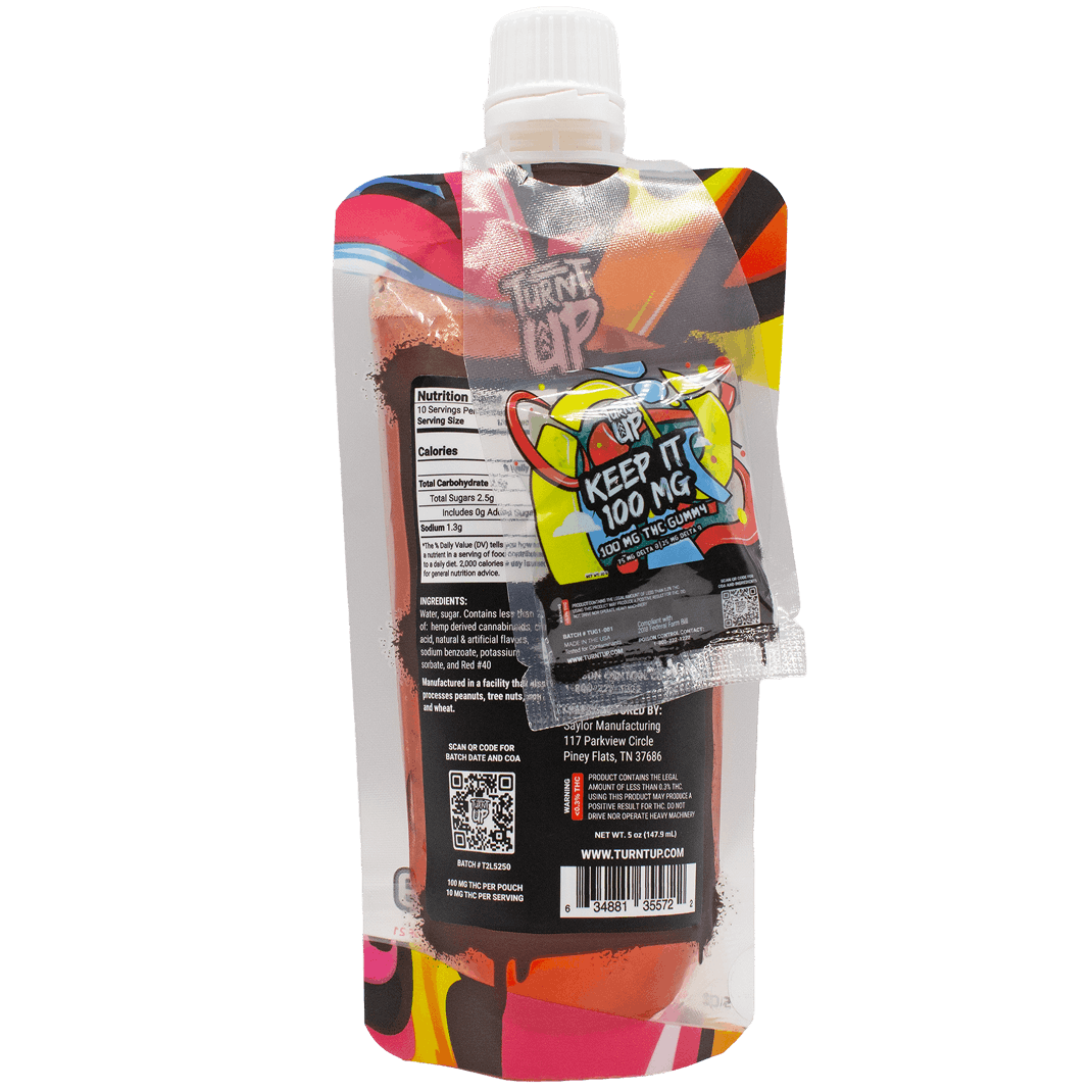 Turnt Up Delta 9 Juice Pack - Tropical