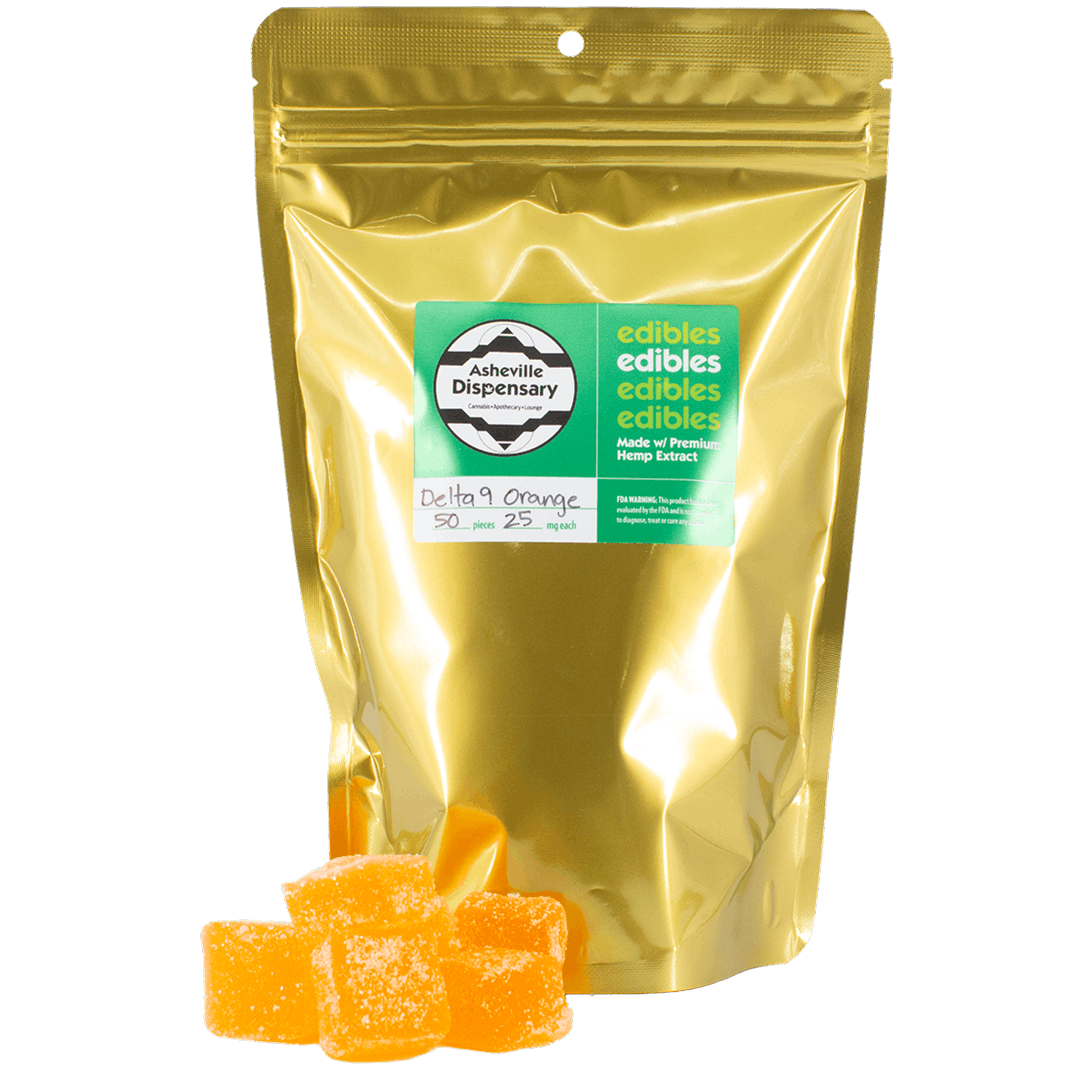 ad-delta-9-gummies-bulk-orange-front Delta 9 Gummy - Orange 25mg