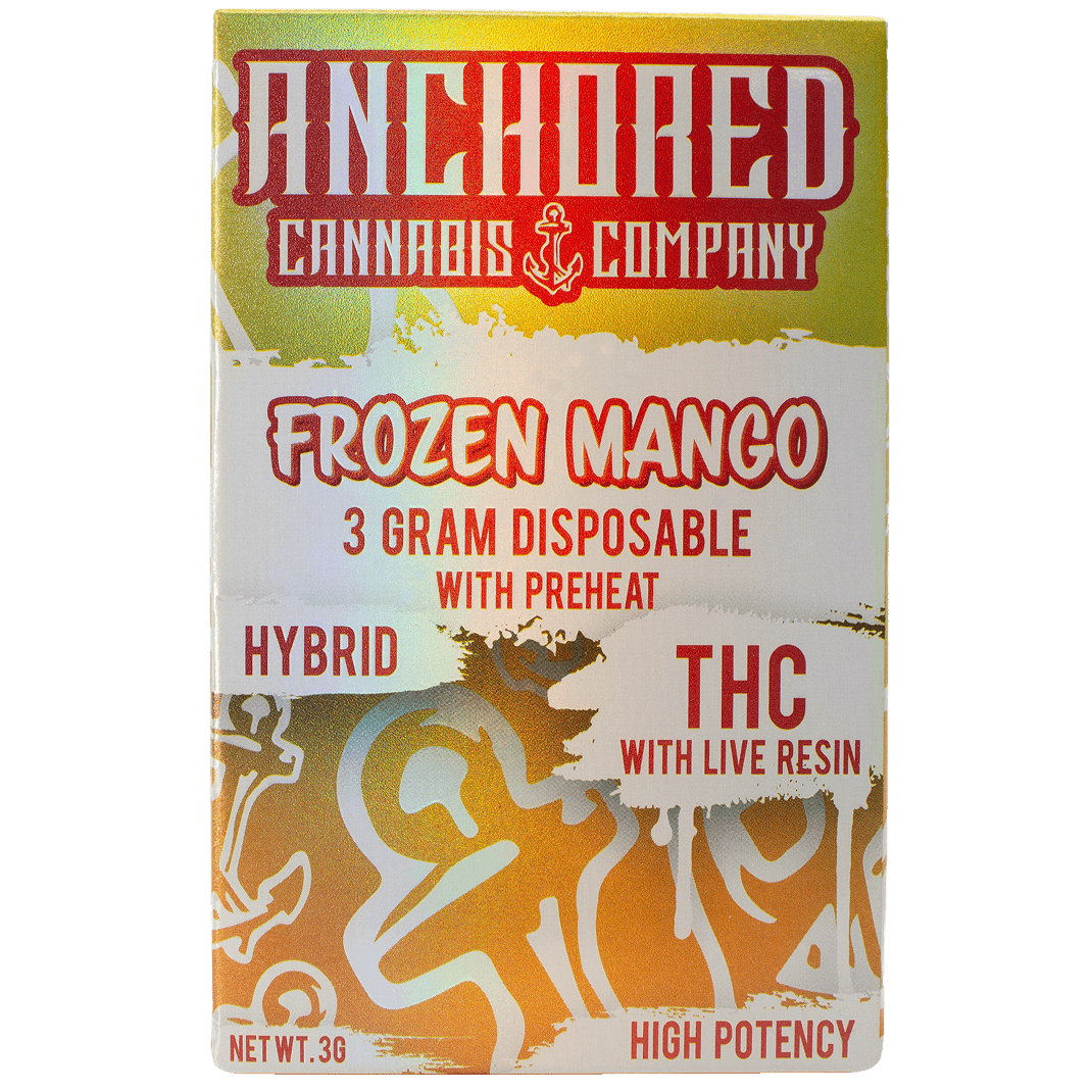 Anchored - 3 Gram THCA Vape - Frozen Mango