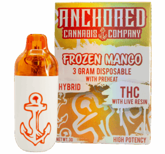 Anchored - 3 Gram THCA Vape - Frozen Mango