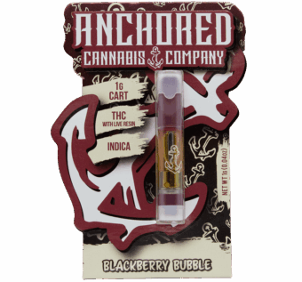 Anchored - Blackberry Bubble THCA Cart