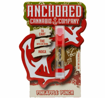 anchored-pineapple-punch-thca-cart-front (1) Anchored - Pineapple Punch THCA Cart