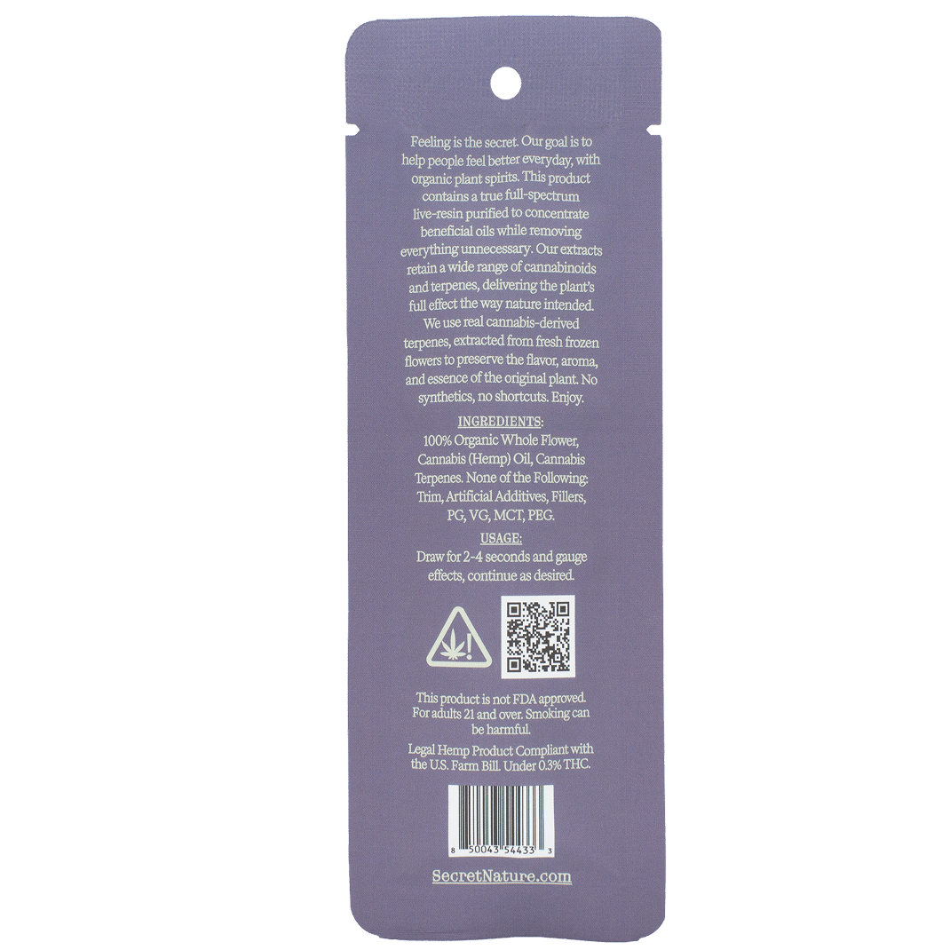 Secret Nature CBD Disposable Vape - Forbidden Fruit