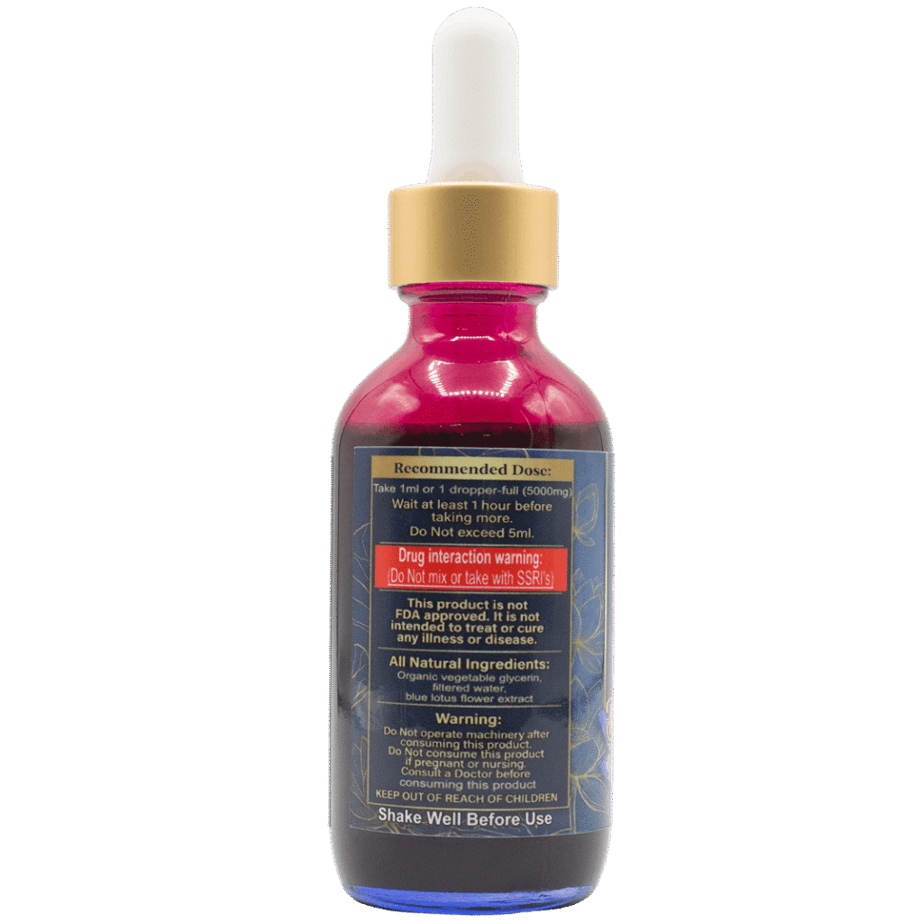 Blue Lotus Flower Mocktail Drops