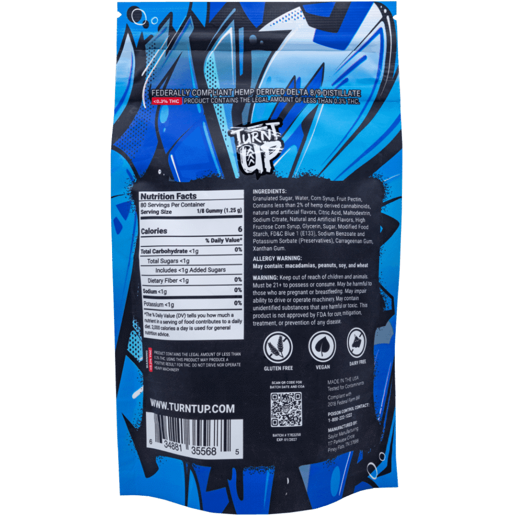 Turnt Up - 100mg THC Gummies