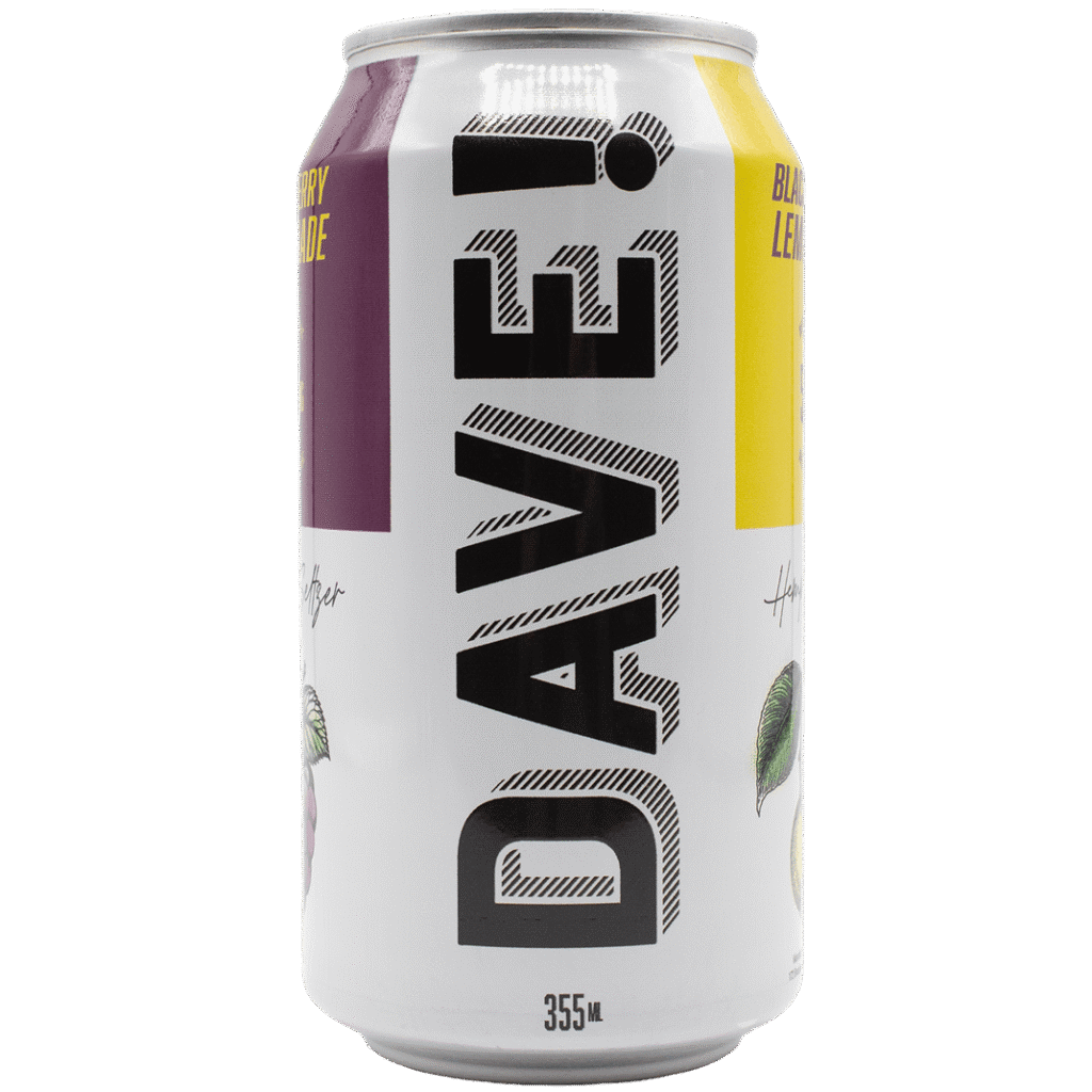 DAVE! 50mg THC Seltzer - Blackberry Lemonade